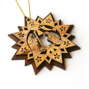 Christmas Decoration With Nativity Scene From Bethlehem