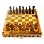 Chess Set Made From Olive Wood