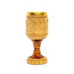 Olive Wood Chalice With The LORD’S Supper Engraving From The Holy Land