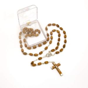 Olive Wood Rosary From The Holy Land