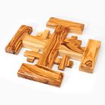 Olive Wood Jerusalem Cross