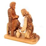 Jesus Washing The Disciples’ Feet Carved From Olive Wood