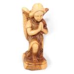 Praying Angel Figurine Beautifully Carved from Olive Wood