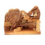 Olive Wood Mini Nativity Ornament Hand Made In The Holy Land