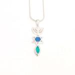 Grafted In Sterling Silver and Opal Pendant