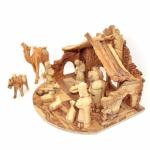 Olive Wood Nativity Set Beautifully Made In Bethlehem