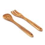 Salad Set-Spoon And Fork- Handcrafted From Olive Wood
