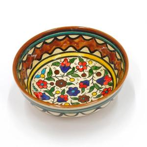 Hand Painted Armenian Ceramic Small Bowl Made In Jerusalem