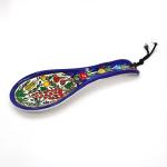 Ceramic spoon holder in Armenian Style of Jerusalem – Seven Species Of Israel