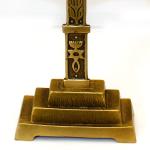Handmade Brass Menorah With Emblems Of The Tribes