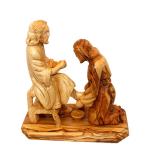 Jesus Washing The Disciples’ Feet Carved From Olive Wood